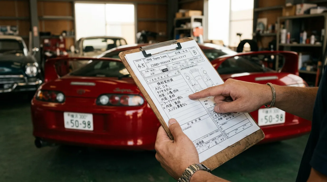 Mistake #1: Ignoring the Auction Inspection Sheet