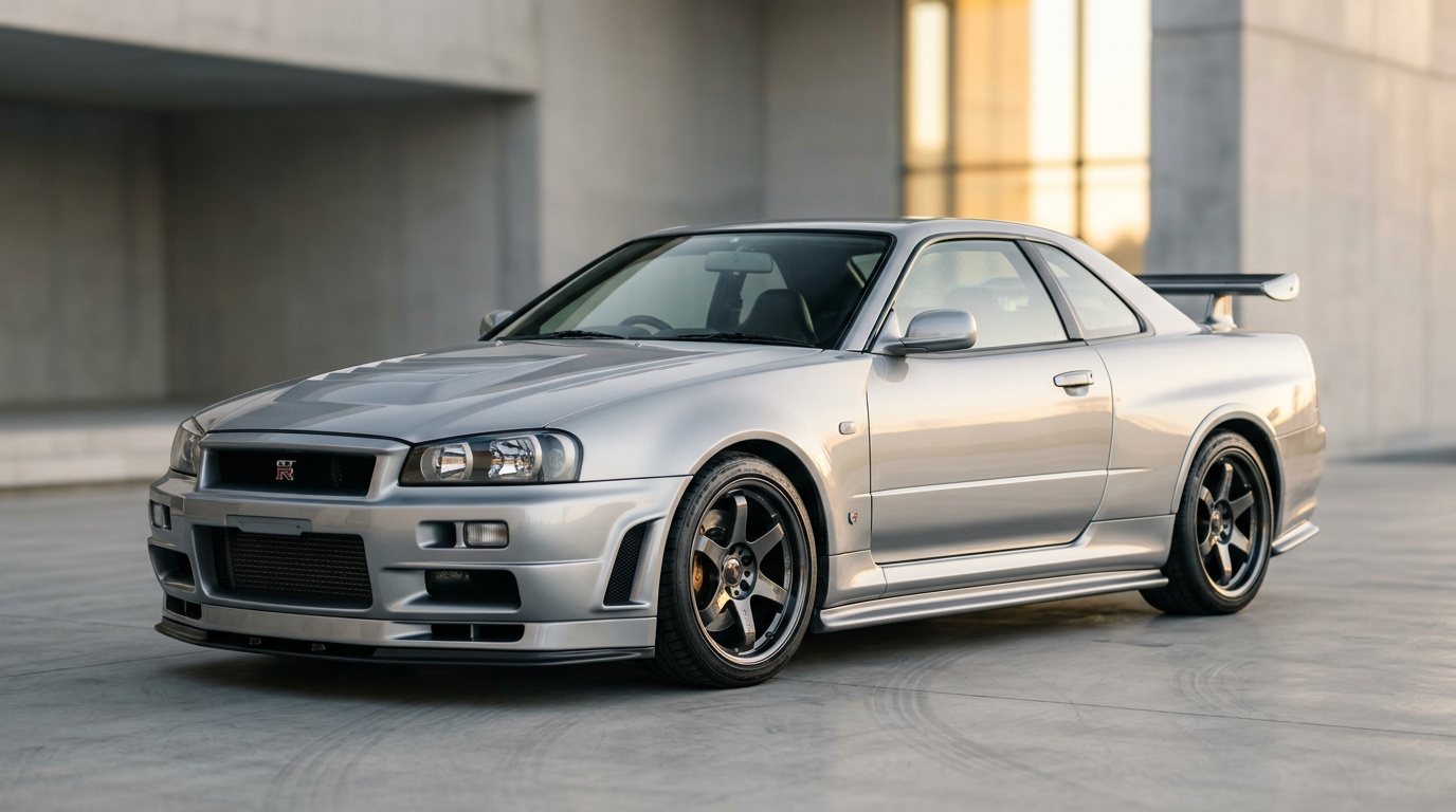 Two Silver R34 GT-Rs Compared: 1999 Series 1 vs 2000 Series 2